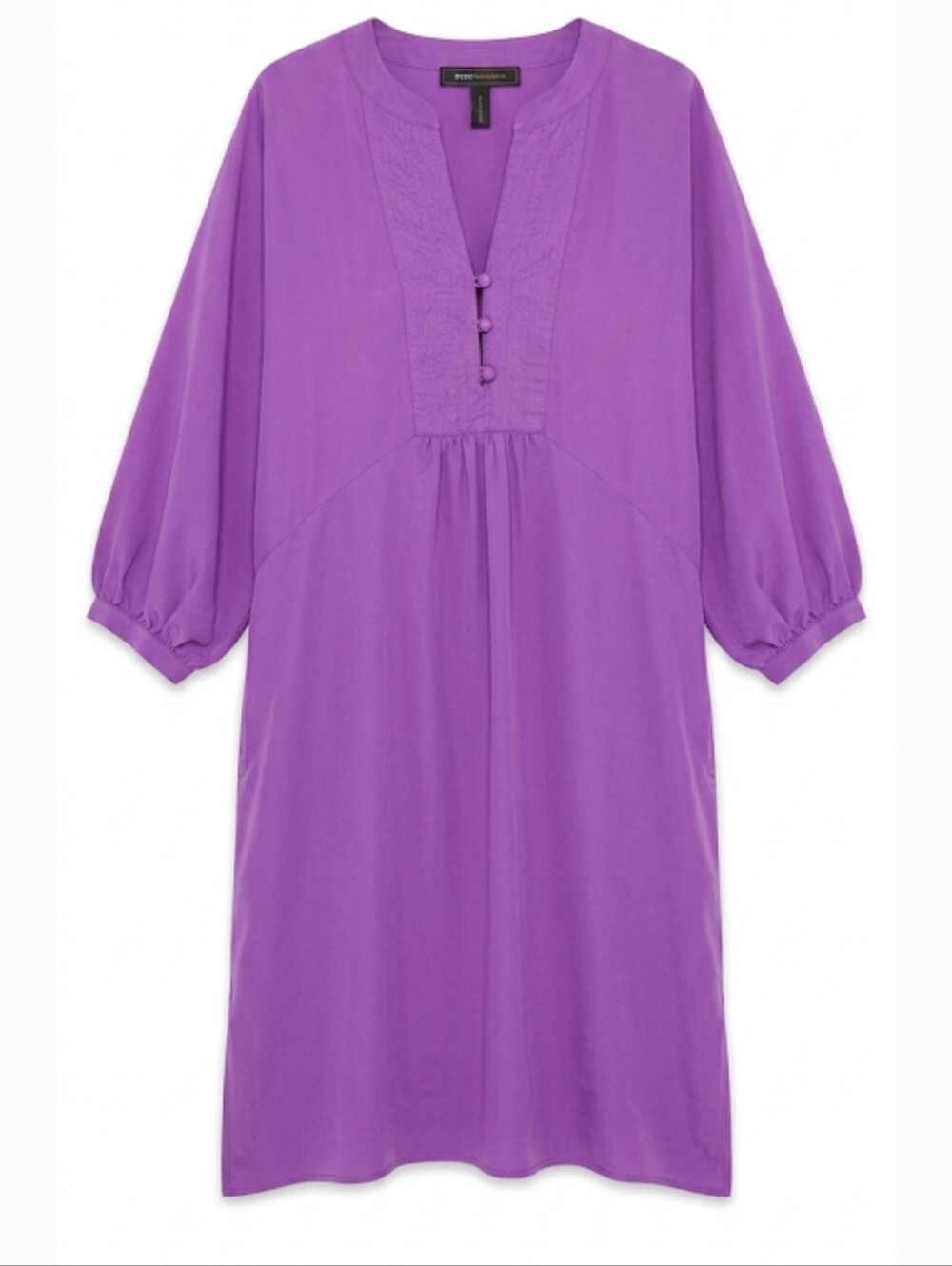 BCBGMAXAZRIA pure purple silk tunic